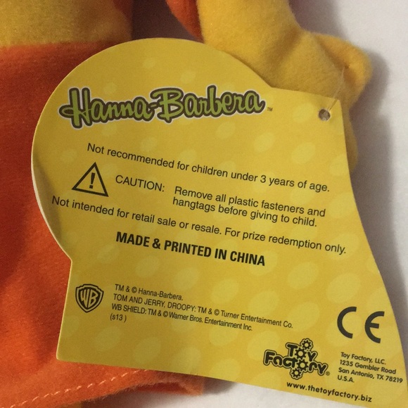 Genuine Hanna-Barbera “Hong Kong Phooey” new with tags martial arts plush dog - Picture 9 of 16